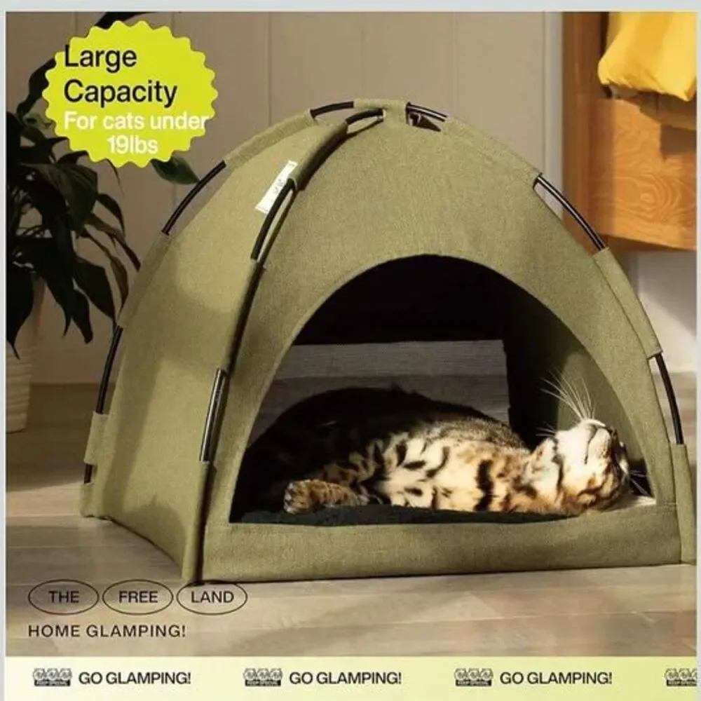 Tent cat bed
